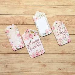 Набор цветного чипборда "Свадебный букет" (ScrapMania) Набор цветного чипборда "Свадебный букет" (ScrapMania)