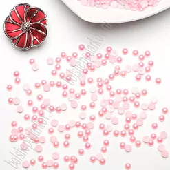 Набор полужемчужин "Светло-розовый", диаметр 6 мм, 15 гр