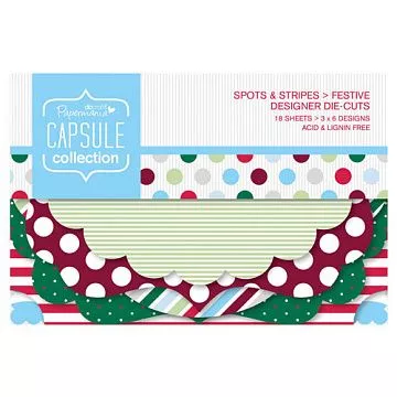 Набор бумаги для журналинга "Фантазия. Точки, полоски, кружочки", 18 листов (DoCrafts)