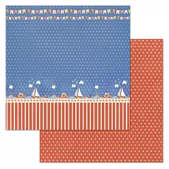 Бумага "Морячок. Полный вперед" (ScrapMania) Бумага "Морячок. Полный вперед" (ScrapMania)