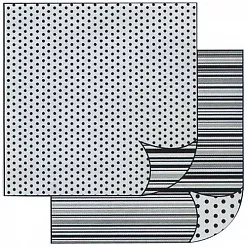 УЦЕНКА Бумага "Black stripes and peas" (Stamperia) УЦЕНКА Бумага "Black stripes and peas" (Stamperia)