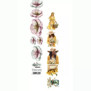 Бумага 6х30 см "Memory of Spring 06. Для вырезания" (Alchemy of Art)