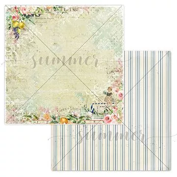 Бумага 30х30 см "Вкус лета. Летний сад" (Summer Studio)