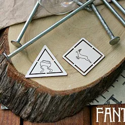 Набор украшений из чипборда "Знаки 461" (Fantasy)