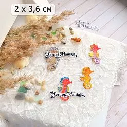 Нож "Море. Морской конек", 2х3,6 см (ScrapMania) Нож "Море. Морской конек", 2х3,6 см (ScrapMania)