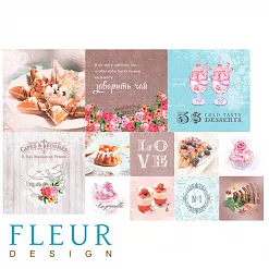 Набор карточек "Зефир 4" (Fleur-design)