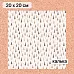 Калька 20х20 см "Снежинки-мандаринки 13", плотность 110 гр/м2 (ScrapMania)