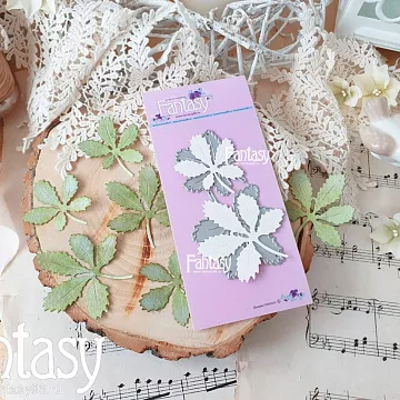 Нож "Листики лапчатник 1546", 2,2х4,7 см (Fantasy)