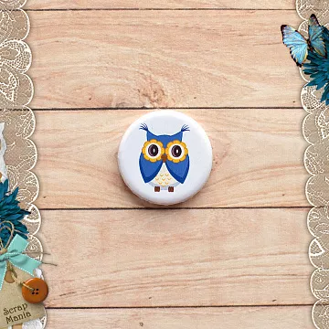 Фишка "Среди сов. Мудрая совушка" (Scrapmania)