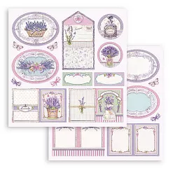 Набор бумаги 15х15 см "Provence ", 10 листов (Stamperia) Набор бумаги 15х15 см "Provence ", 10 листов (Stamperia)