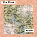 Калька 20х20 см "Лукоморье 18", плотность 110 гр/м2 (ScrapMania)