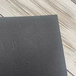 Картон А4 "Черный с текстурой", плотность 250 гр/м2 (АртУзор)