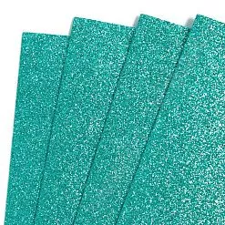 Лист фоамирана А4 с глиттером "Premium. Аквамариновый", 2 мм
