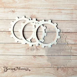 Чипборд "Вечные странники. Шейкер. Шестеренка 2 маленькая" (ScrapMania)