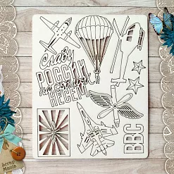 Чипборд "Армейский альбом. ВВС" (ScrapMania)