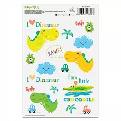 Наклейки для вырезания 14х21 см "Динозаврики" (АртУзор)