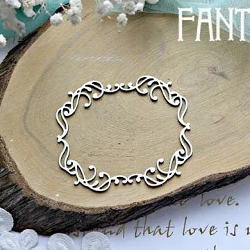 Украшение из чипборда "Рамка 751" (Fantasy)