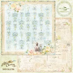 Бумага "Attic charm. Sachet" (Blue Fern)