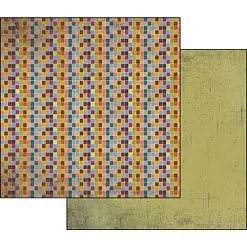 УЦЕНКА Бумага "Квадратики" (Stamperia)