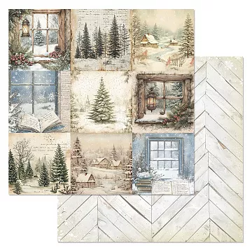 Бумага "Сочельник. Фрагменты" (ScrapMania)
