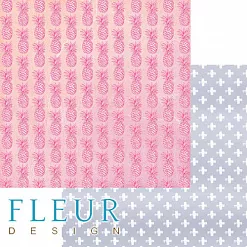 Бумага "Каникулы. Ананасы" (Fleur-design)