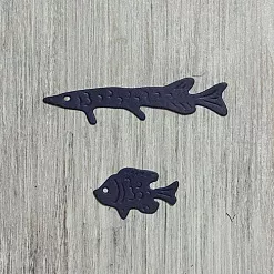 Нож "Рыбы 2", 6,5х3,5 см (ArtScrap)