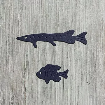 Нож "Рыбы 2", 6,5х3,5 см (ArtScrap)