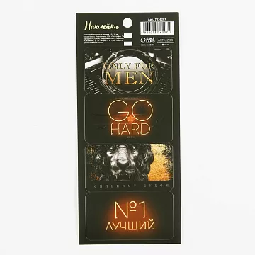 Наклейки 7,5х17 см "Лучший" (АртУзор)