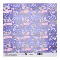 Бумага с глиттером 18,5х20 см "I Love photo" (АртУзор) Бумага с глиттером 18,5х20 см "I Love photo" (АртУзор)