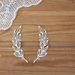 Чипборд "Веточки 55", 2,7х7,8 см (Просто небо)