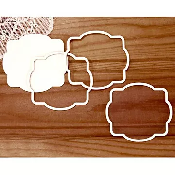 Украшение из чипборда "Шейкер. Рамка" (Просто небо)