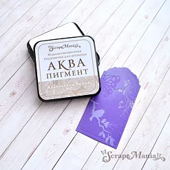 Штемпельная подушечка Альпийский белый, 7,5х7,5 см (ScrapMania)