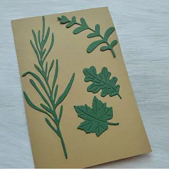 Набор вырубок "Гербарий. Дуб, клен и трава"