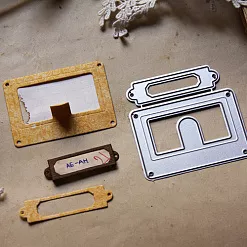 Нож "Картотека", 6х4 см (Scrapfriend)