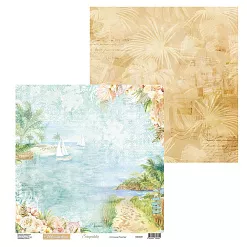 Бумага 30х30 см "Теплый бриз. Лист 03" (Scrapodelie)