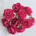 Букет кудрявых роз "Фуксия", 10 шт (Craft)