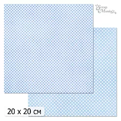 20х20 Бумага "Фономикс. Клетка. Дизайн 9" (ScrapMania)
