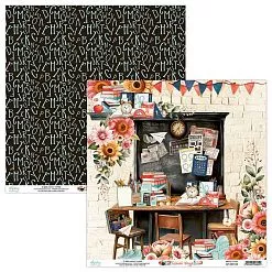 Бумага 30х30 см "School Days 03" (Mintay)