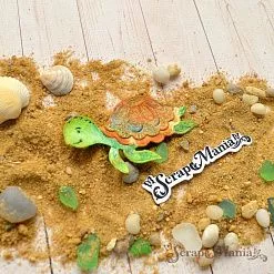 Нож "Море. Черепашка", 3х5,5 см (ScrapMania)