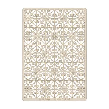 Украшение из чипборда "Марокканская плитка" (Mr.Painter)