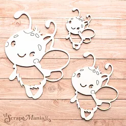 Шейкер "Пчелки", левый мини (ScrapMania)