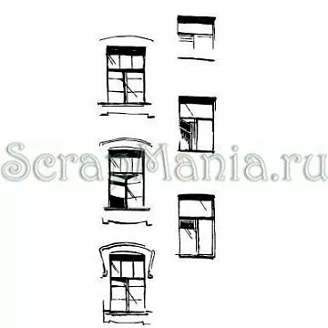 Штамп "Окна" (Елена Виноградова)