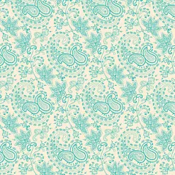 Отрез ткани 50х55 см "Пейсли. Орнамент на кремовом" (Peppy)