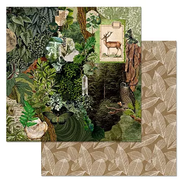 Бумага "Заповедник. Дыхание леса" (ScrapMania)