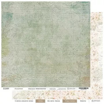 Бумага 30х30 см "Время помечтать. Подорожник" (PaperHome)