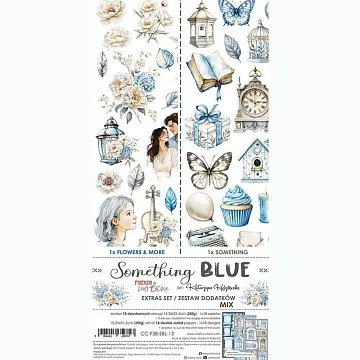 Набор бумаги 30х15 см "Something blue. Something", 18 листов (CraftO'clock)