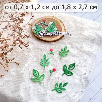 Нож "Соловьиные сказки. Листики волшебные", 1,8х2,7 см (ScrapMania)