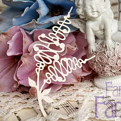 Чипборд "Спиральный завиток", 4,5х9,2 см (Fantasy)