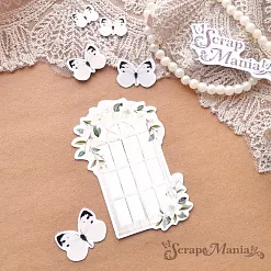 Набор высечек из бумаги "Улочки счастья" (ScrapMania)
