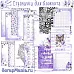 Набор электронных страничек для распечатки "Этника. Лиловое сияние" (ScrapMania)